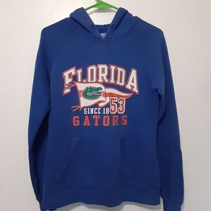 Florida Gators UF Champion Men's Pullover Hoodie Sweatshirt Blue Medium NCAA